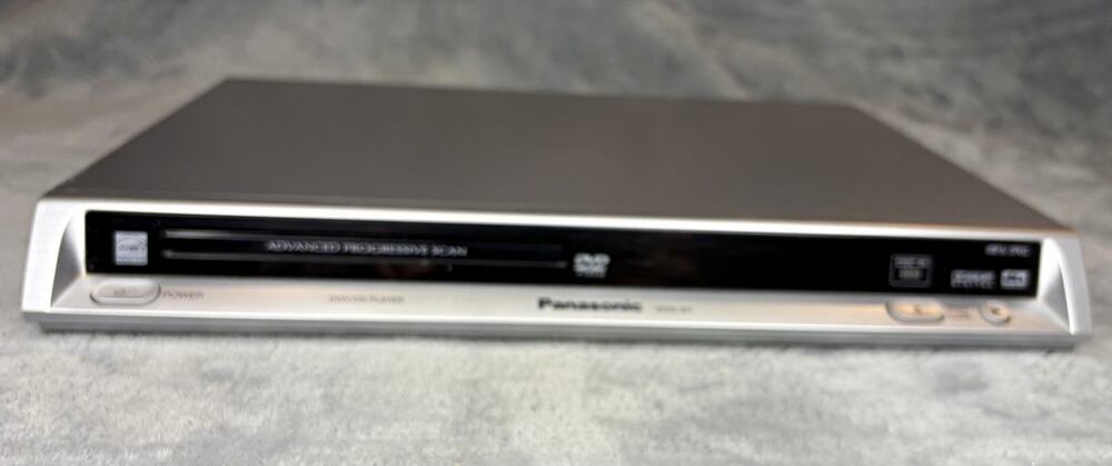 Vintage Panasonic DVD-S1 Progressive Scan DVD/CD Player Silver -Tested & Working